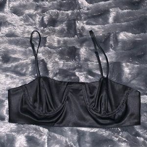 Steele Silk Underwire Bra Top